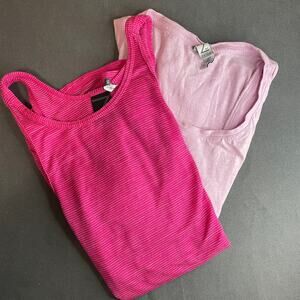 Z by Zella Athletic Wear Womens XS Tank Top Razer Back Pink Bundle